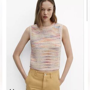 Mango Multicolor Sweater Vest